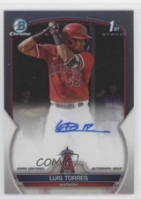 2023 Bowman Chrome Prospect Auto Luis Torres #CPA-LT Auto 0zu6
