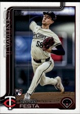 David Festa 2025 Topps Minnesota Twins Rookie #178