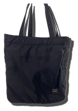 PORTER Tote Bag Nylon Black Authentic Men D:4.33” H:11.81” W:10.24” 8767