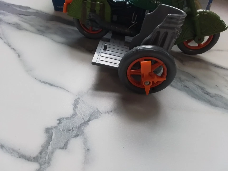 Vintage Original Teenage Mutant Ninja Turtles Turtlecycle With Box - Image 3 of 4