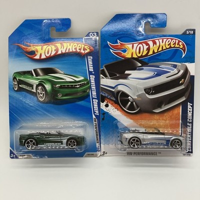Hot Wheels Camaro Convertible Concept #101 (lot Of 2)