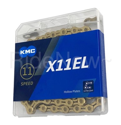 KMC X11EL GOLD 118Link Bike 11 Speed Chain W/Missing LINK for Shimano/Sram