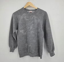 Vintage Dickies Crewneck Sweatshirt Adult Size Medium Gray Union Made in the USA