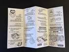 Vintage TMNT Foot Cruiser Vehicle Playmates 1989 Quiz Jokebook #16 Insert