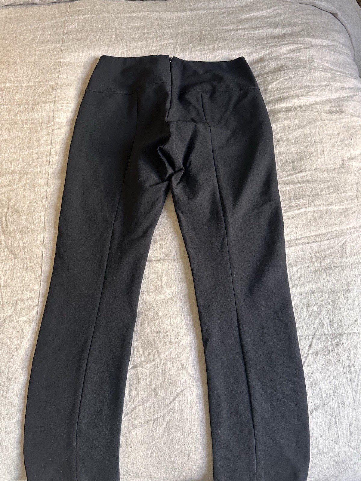 VERONICA BEARD Black Nylon Elastane Zip Pants Wom… - image 3