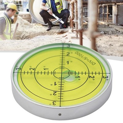 Billardtische Wasserwaage Bubble Bubble 60 x 10 mm Bubble rund Wasserwaage grün