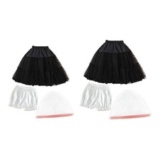 Tulle Underskirt Halbrutsche Tutu -Rock Lolita Kostüm Frauen Petticoat Rock