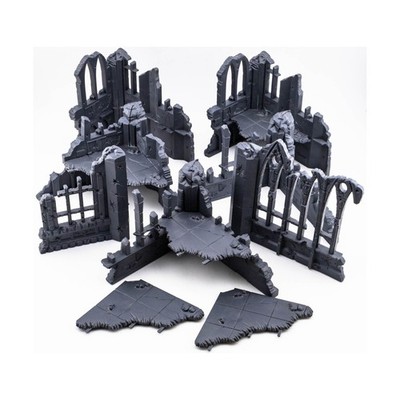 GW Citadel Scenery & Terrain - Loose Miniatures Gothic City Ruins #27 NM