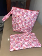 2pcs Cosmetics Bags Perfect for Travel Makeup Bag for Women Travel Cosmetic Bag