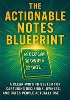 The Actionable Notes Blueprint Caleb Prescott Taschenbuch Englisch epubli