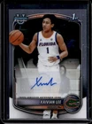 2025-26 Bowman Xaivian Lee Chrome Auto Autograph 1st Prospect #CPA-XL Gators