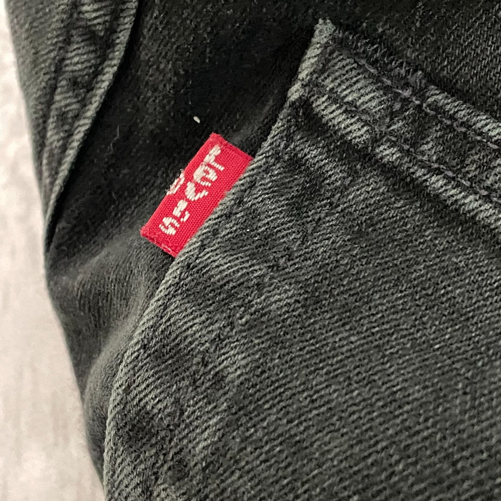 Custom Levi's Flared Jeans baggy fit Red dragon japanese style 30x30 sz thumbnail 16