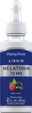 Liquid Melatonin 10 mg, 2 fl oz (59 mL) Dropper Bottle
