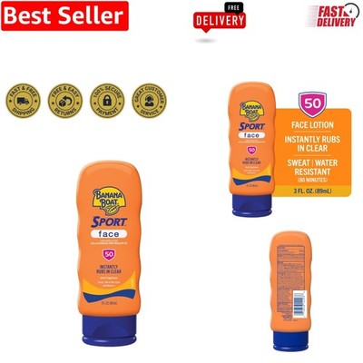 Hypoallergenic SPF 50 Facial Sunscreen, Non-Greasy & Fragrance-Free - 3 Fl Oz
