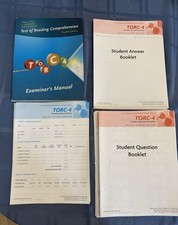 Tests of Reading Comprehension TORC-4 Plus Protocols, Student Answer Books