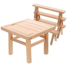 Diy Assembly Toy Puzzle Furniture Minature Dollhouse Stool Model