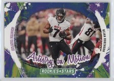 2024 Panini Rookies & Stars Artistry in Motion Bijan Robinson #AIM-BRN 3sh