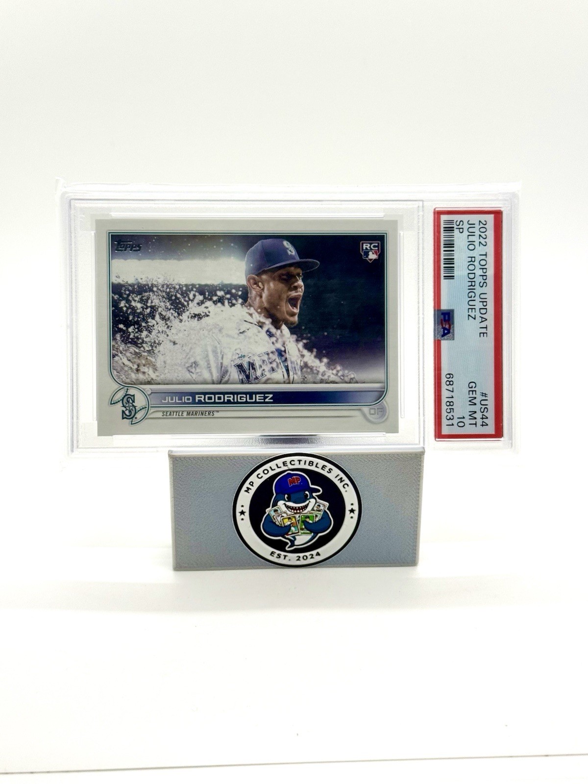 JULIO RODRIGUEZ 2022 Topps Update #US44 Rookie Image Variation SP PSA 10 🔱