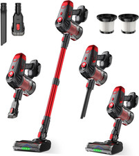 Cordless Vacuum Cleaner, 500W 45Kpa 60Mins Stick Vacuum Cleaner for Home, Self-S