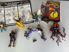 6 Vtg Transformers Beast Wars Figures Lot for Parts Pieces Includes Instructions