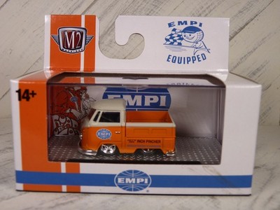 M2 Machines EMPI '60 VW Single Cab Truck Orange & White R70 New 1:64 - L7