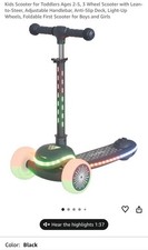 Kids Kick LED Scooter