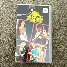 Queen We Will Rock You VHS Hi-Fi Stereo Live Concert Wembley PAL 1989