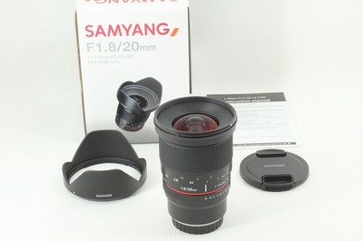 MINT Samyang 20mm F/1.8 ED AS UMC Fujifilm X-mount Lens JAPAN/2301