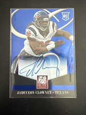 JADEVEON CLOWNEY 2014 ELITE TEXANS ON CARD ROOKIE AUTO RC #19. rookie card picture