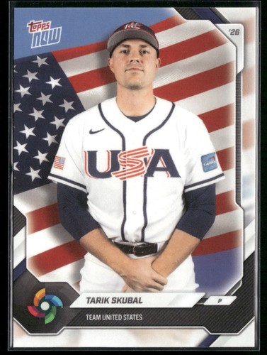 2026 Topps Now World Baseball Classic Team USA #USA10 Tarik Skubal | B