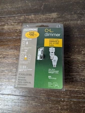 LUTRON CL Dimmer White Single Pole or 3 Way NEW Model# TGCL-153PH-WHB