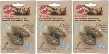 (6 Pack) Ethical Pet 100-Percent Catnip Candy Mice Cat Toy (3 Packages BROWN
