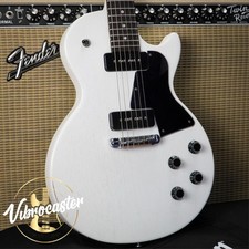 2021 Gibson Les Paul Special Tribute Worn White Satin P90 Electric Guitar