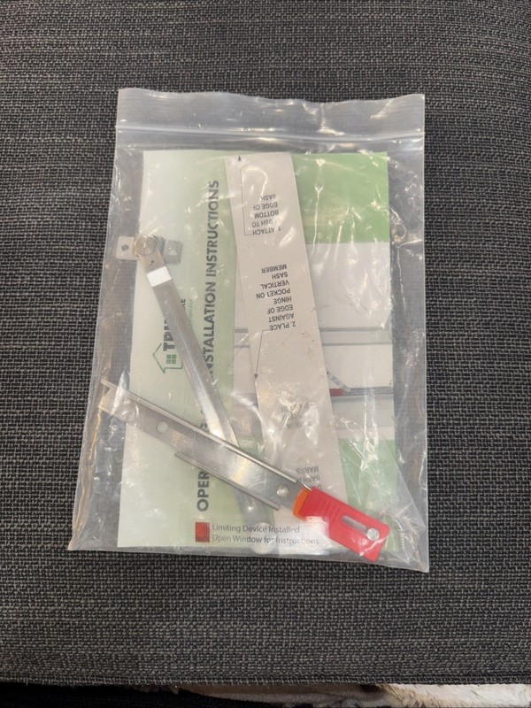 AmesburyTruth 14152 SafeGard WOCD Right Hand Stainless Steel Casement Window Ope