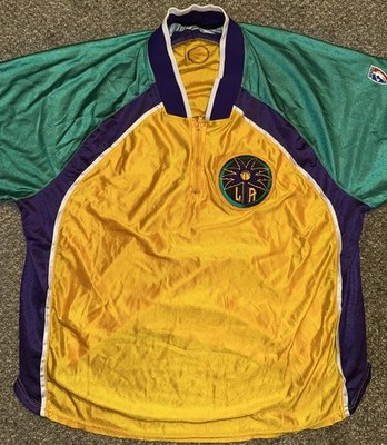 Vintage LA Sparks Warmup Jersey Quarter Zip WNBA Basketball Stitched