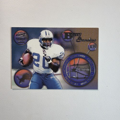 #ad #ad Barry Sanders 1999 Pacific Paramount Canton Bound #4 Lions $7.97