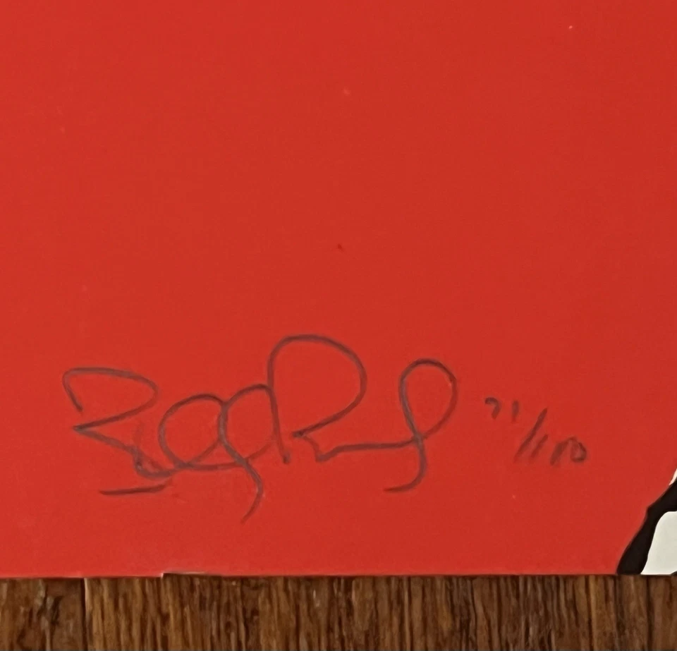 Плакат «Pure Evel» Билли Перкинса — ограниченный выпуск шелкография - Изображение 3 из 4