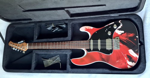 Stratocaster Fender Strat Kopie Limited Edition Chrom im Lite Case - Bild 13 von 14