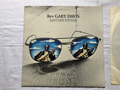 REV. GARY DAVIS. RAGTIME GUITAR. LP TRA 244 TRANSATLANTIC RECORDS 1971