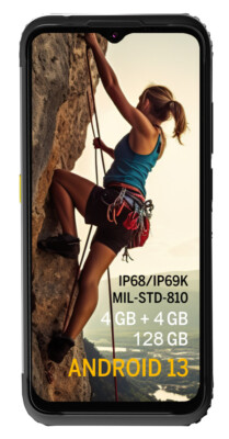 AGM Bea-fon H6 Lite Outdoor Smartphone Black 128GB Android 13 6,2'' WiFi NFC 50MP