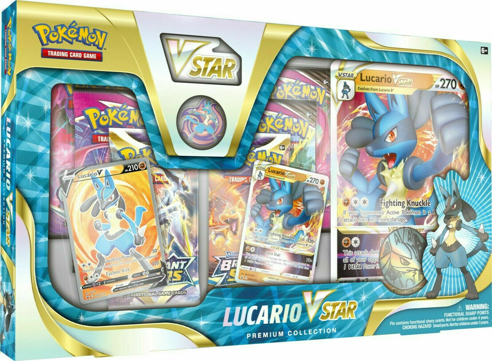 Pokemon Lucario VSTAR Premium Collection Box Set - Brand New and 