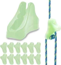 12Pack Ultralight Guyline Tensioners Tent Guyline Cord Rope Adjuster for Outdoor