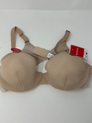 NEW Spanx Sz XL A-C Champagne Beige SheerFlex Fit To You Bra Unlined 30071R W2