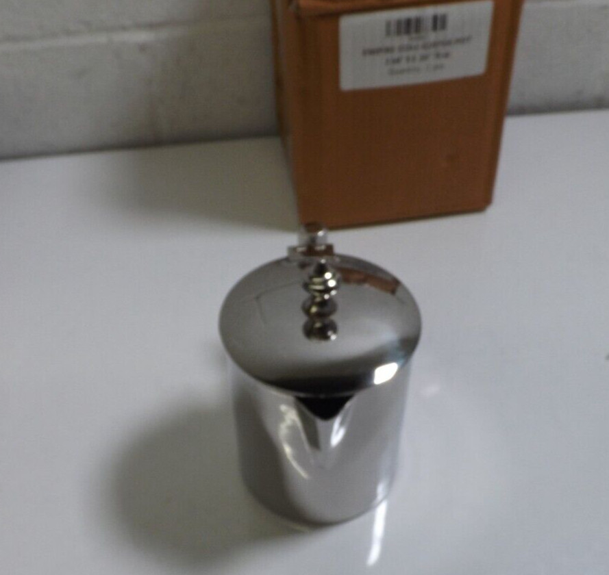 (2) Bon Chef 61310 Stainless Steel 3 3/4" x 5  3/4" 16oz Empire Coll Coffee Pot