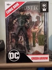 DC Direct, Injustice 2 Comic "GREEN ARROW" Page Punchers, Action Figure! 