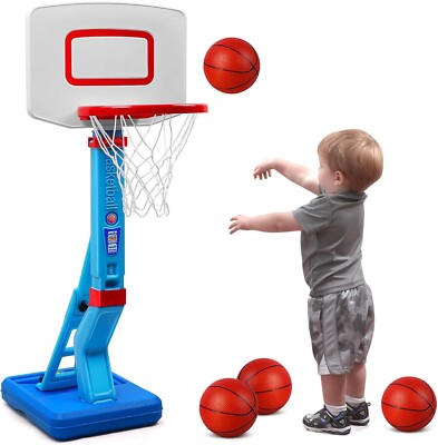 Basketballkorb mit Ständer für Kinder - höhenverstellbar Outdoor/Indoor Basketball