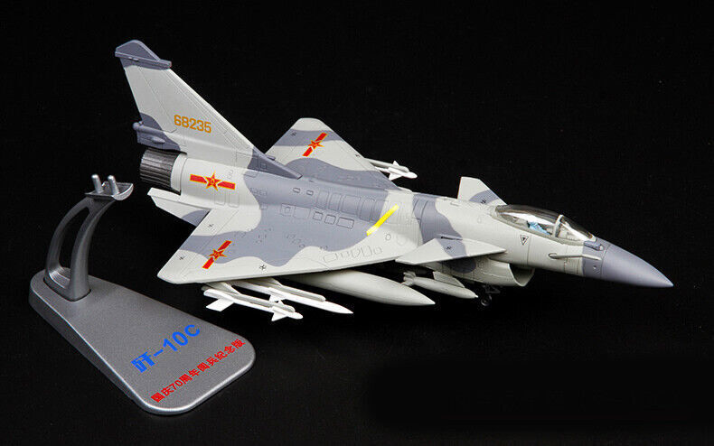 Terebo 1/72 PLA China J-10C Single Seat Parade Fighter Alloy