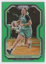 2021-22 Panini Prizm WNBA Green Prizm Kylee Shook New York Liberty #66