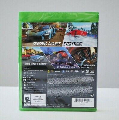 Forza Horizon 4 Standard Edition XBOX One XBOX Series X (NEW) - FREE  SHIPPING 889842392357