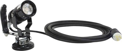 18 Watt LED Spotlight w/Magnetic Base-Adjustable Tilting Base w/Grip Handle-25'